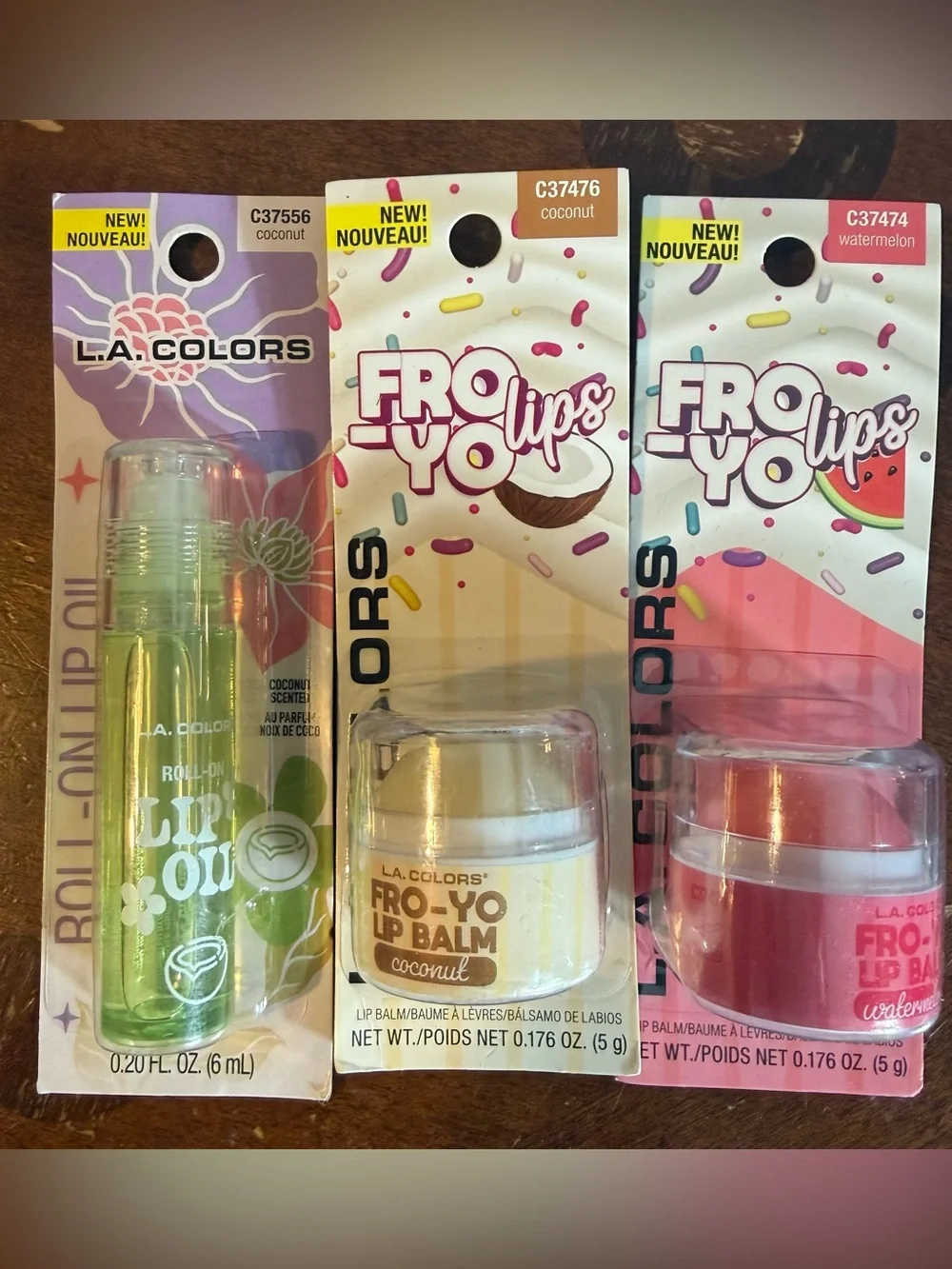 L.A. Colors Lip Balm Gloss Set